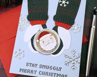 Handmade Christmas Note Card, 0531