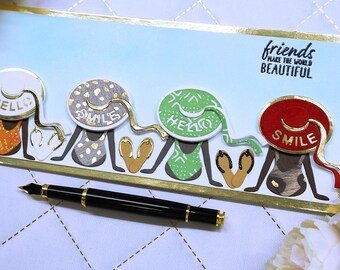 Handmade  Friendship Note Card, 0053