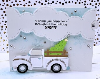 Handmade Christmas Note Card, 0176