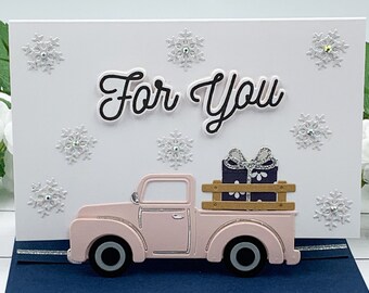 Handmade Christmas Note Card,  0179