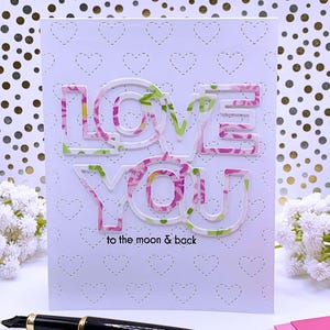 Handmade Love You  Note Card, 0447