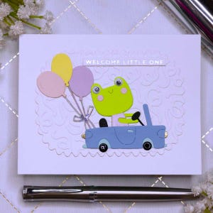 Handmade Baby Shower Note Card,  0440