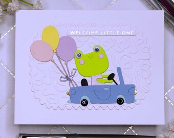 Handmade Baby Shower Note Card,  0440