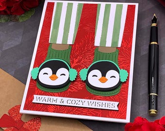 Handmade Christmas Note Card, 0417