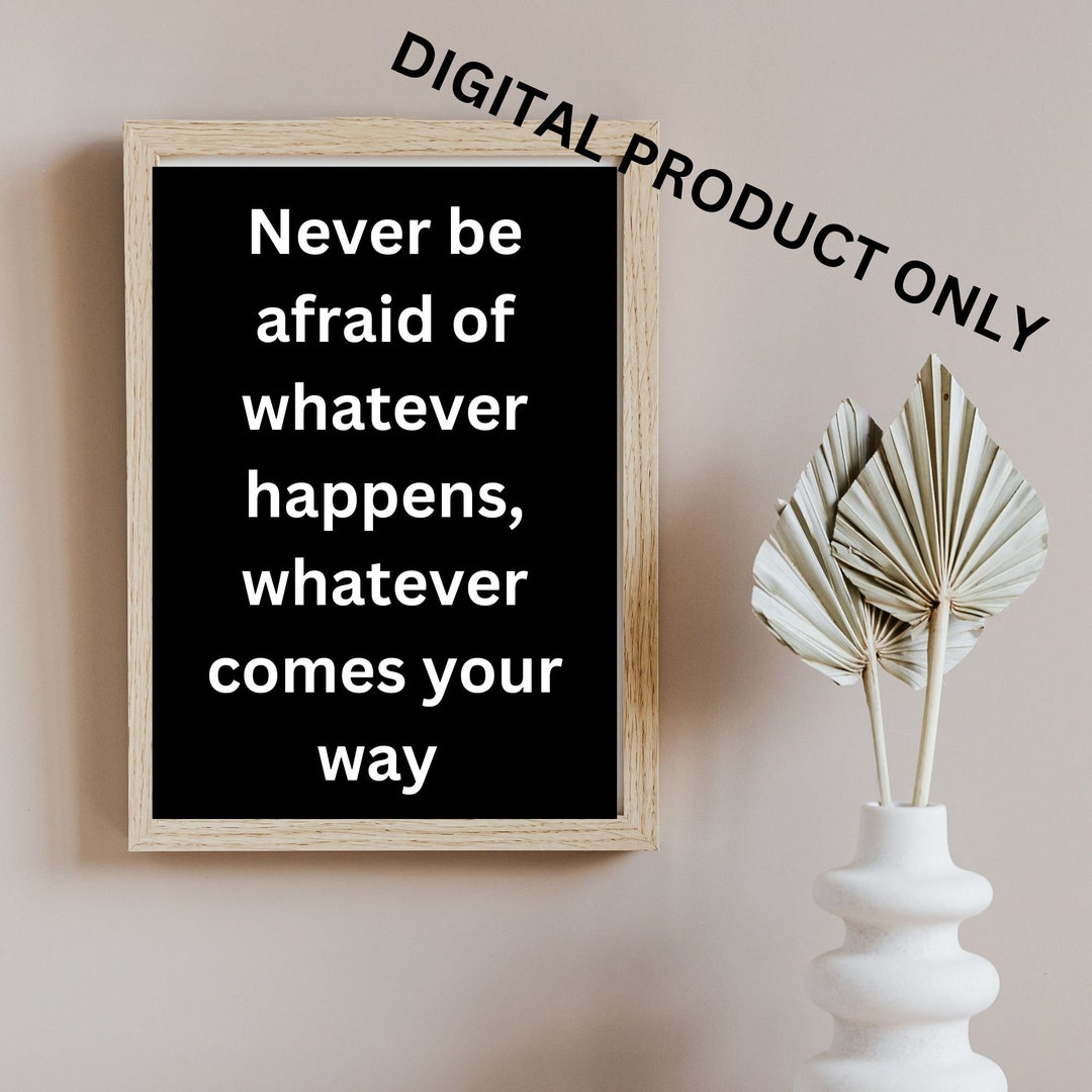 Motivational Quotes for Wall Art Downloadable Wall Art Etsy