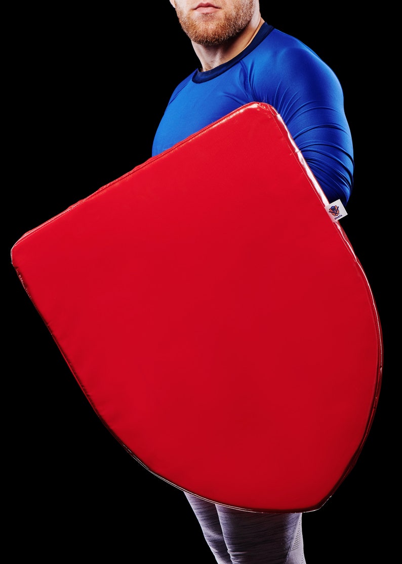 Buhurt LARP Shield for HMB Trainings Any Color Soft Shield Heraldic Shape with Etching Print HEMA Custom Print Soft Sword