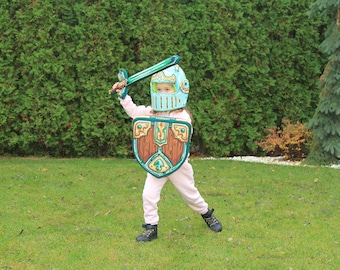 Kiddo sports kit for kids, kids sword, toy sword, foam sword, medieval games, ritter set for children, sword and shield for kids