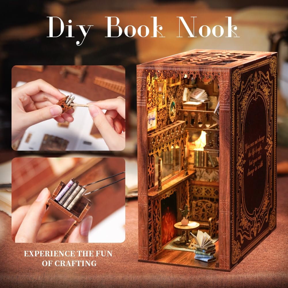 Eternal Bookstore Book Nook Kit Diy  Book Nook Eternal Bookstore Cover -  Diy Kits - Aliexpress