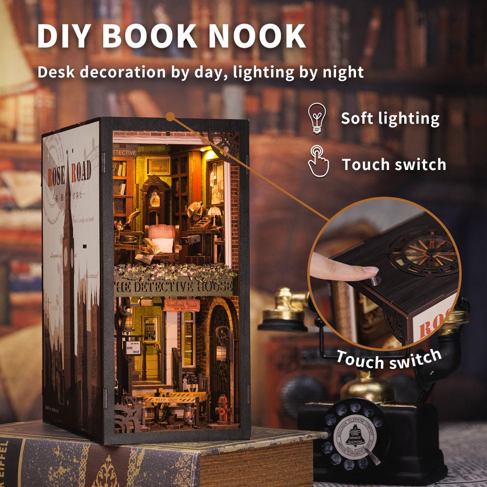 Rose Detective Agency Book Nook Kit (Sherlock Holmes Inspired