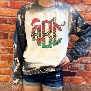 Christmas Monogram Sweatshirt, Christmas Monogram, Christmas pullover, Christmas sweatshirt, Monogram Sweatshirt For Women