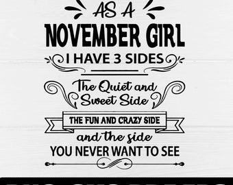 Download November Birthday Svg Etsy