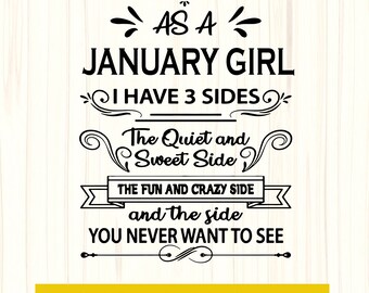 Download January Birthday Svg Etsy