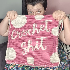 Crochet Bag Pattern - Project Bag -  Tote Bag - Gift for Crocheter