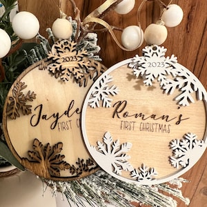 Baby’s First Christmas Personalized Ornament | Baby Keepsake