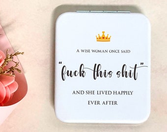 Retirement Gift for Women, Retirement Pocket Mirror, Coworker Retirement gifts for Her, Retiree, Retirement Gifts Ideas, Funny Retired Her