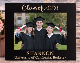 Class of 2024 Picture Frame, High School Graduation Gifts, Personalized Graduation Photo Frame, Senior 2024 Graduation Gift, Senior High