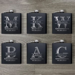 Groomsmen Gift, Groomsmen Proposal, Engraved Groomsmen Gifts Set, Bestman  Gift, Father of Bride Gift, Father of Groom Gift, Groomsman Flask