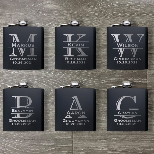 Groomsmen Gift, Groomsmen Proposal, Engraved Groomsmen Gifts Set, Bestman  Gift, Father of Bride Gift, Father of Groom Gift, Groomsman Flask