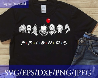 Download Friends Horror Svg Etsy