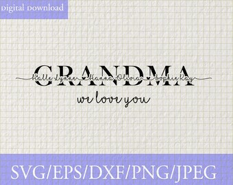 Free Free 90 Grandkids Names Svg SVG PNG EPS DXF File