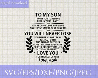 Free Free 70 My Son Matters Svg SVG PNG EPS DXF File