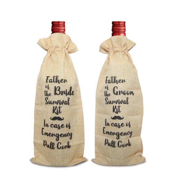 Padre de la el novio de supervivencia Arpillera - Etsy España