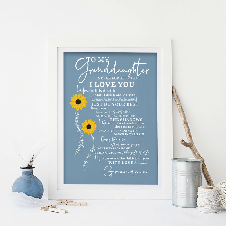 Download You Are My Sunshine Svg Sunflower Svg To My Granddaughter ...