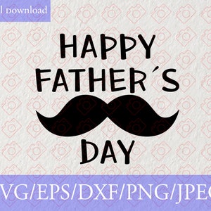 Feliz Dia dos Pais Svg, Bigode Svg, Presente de Dia dos Pais, Bigode Gentleman Sign Svg, Dad Svg, Father Cute Svg para arquivo cortado