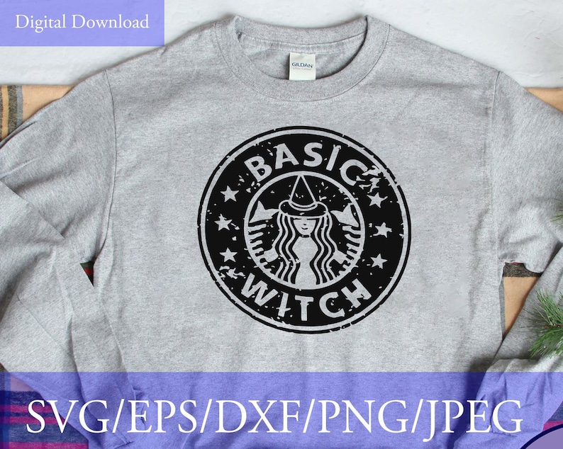 Download Basic Witch Svg Hocus Pocus Halloween T-shirt Design Fall ...