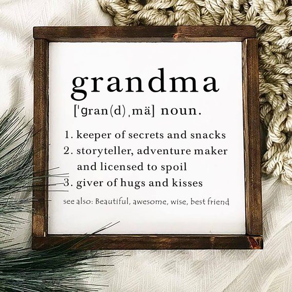 Grandma Definition Grandma Svg Grandma Svg File Grandma Etsy