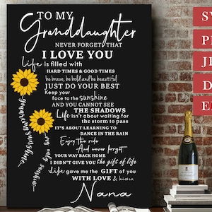 Eres mi sol sunflower svg, a mi nieta nunca olvides que te amo Nana, regalo de Nana, archivo Svg para Silueta Cricut