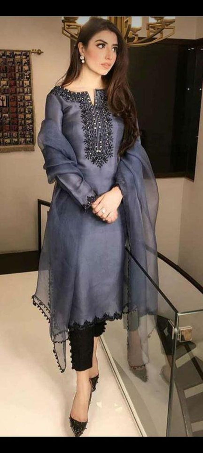 Latest Trending Pakistani Salwar Kameez Pakistani Wedding Dresses Indian dress Eid Style Suit Latest Salwar Kameez 2021
