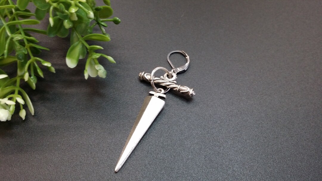 Spike Ball Ohrringe Silber - Punk & Goth Schmuck Für Herren & Damen