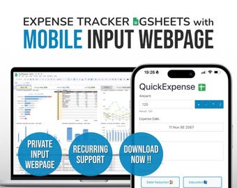 Monitoraggio delle spese Fogli Google: pianificatore di budget ottimizzato per dispositivi mobili