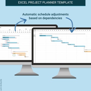 When there is schedule conflict due to task dependencies, just use Auto-Adjustment feature to reschedule affected tasks in 2 clicks.