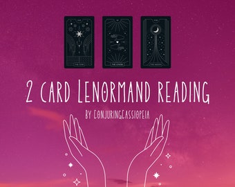 Detailed 2 Card Lenormand Reading - One Question