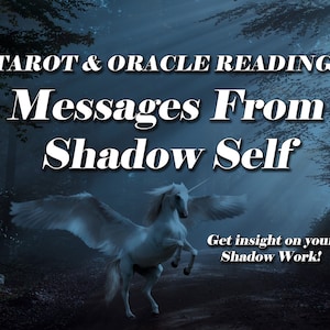 Shadow Work Tarot & Oracle Reading Messages from your Shadow Self image 1