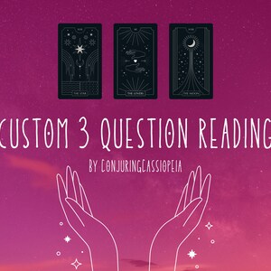Volledig aangepaste tarotkaart met drie vragen: jij kiest het kaartspel!