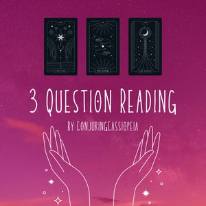 Drei Fragen beantwortet! Drei-Karten-Tarot-Lesung