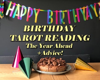 Birthday Tarot Reading: Year Ahead, 9-Card Advice