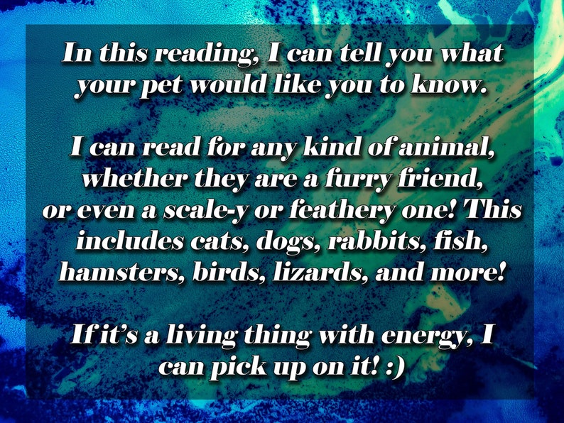 Messages from your Pet Tarot Card Reading image 3