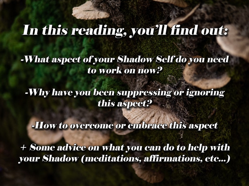 Shadow Work Tarot & Oracle Reading Messages from your Shadow Self image 3