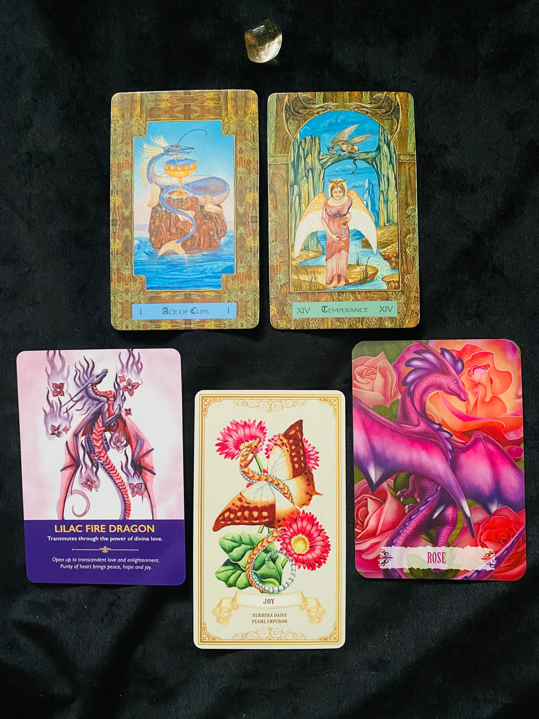 Messages from the Dragons Tarot Oracle Reading | Etsy