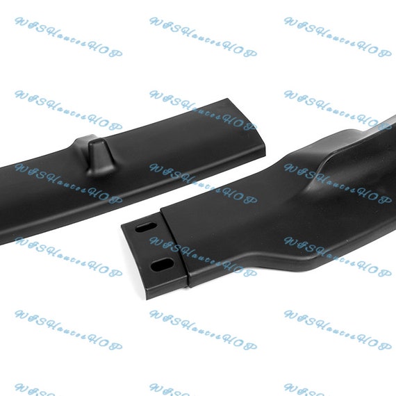 3 pièces pour Tesla modèle Y 2020-2023 non peint noir mat lèvre de becquet  de pare-chocs avant ABS -  France