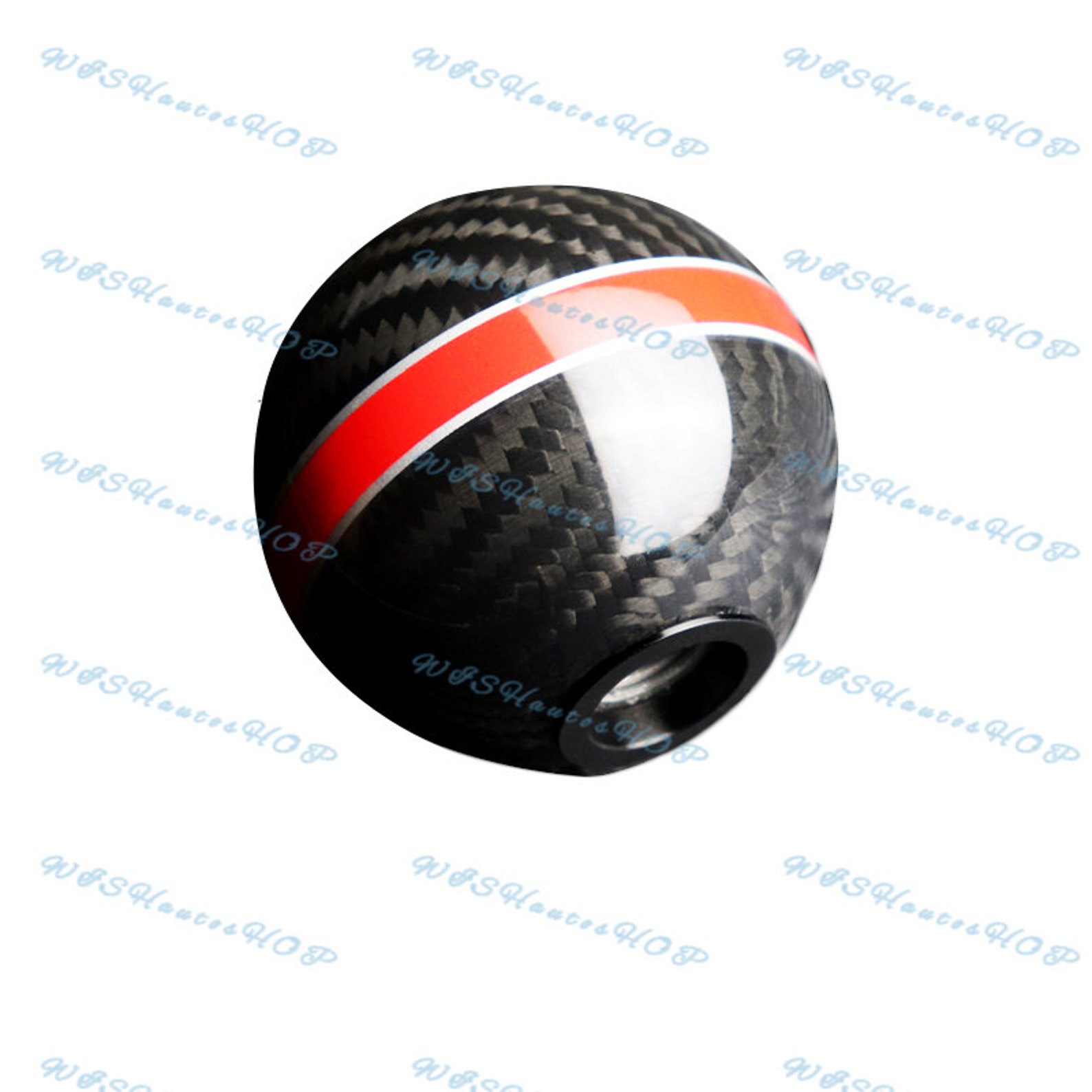 JDM 100 Real Carbon Fiber Manual Shifter Gear Shift Knob LED