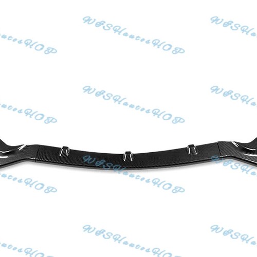 3pcs For 2017 2018 2019 2020 Infiniti Q60 Coupe Carbon Fiber Look V-Style Front shops Bumper Body Kit Lip