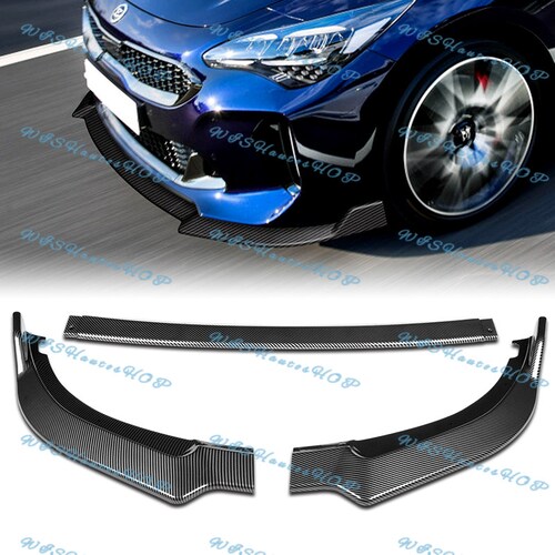 Automotive FOR KIA K5 2021 GTLine Carbon Fiber Front Bumper Lip Body