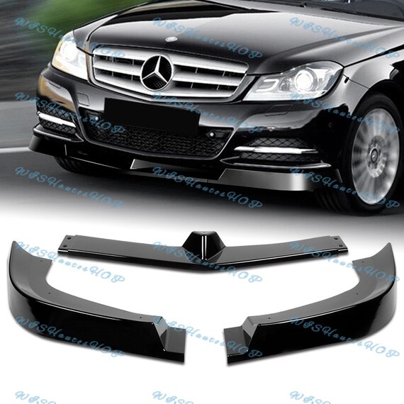 Mercedes W204 C Class C250 and C350 Carbon Fiber Front Lip Spoiler