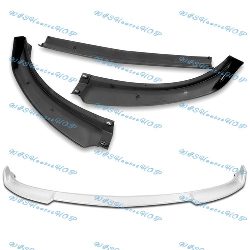 3pcs For 2007 2008 2009 Infiniti shops G35 / G37 Sedan Only Painted Glossy White Front Bumper Spoiler Lip ABS