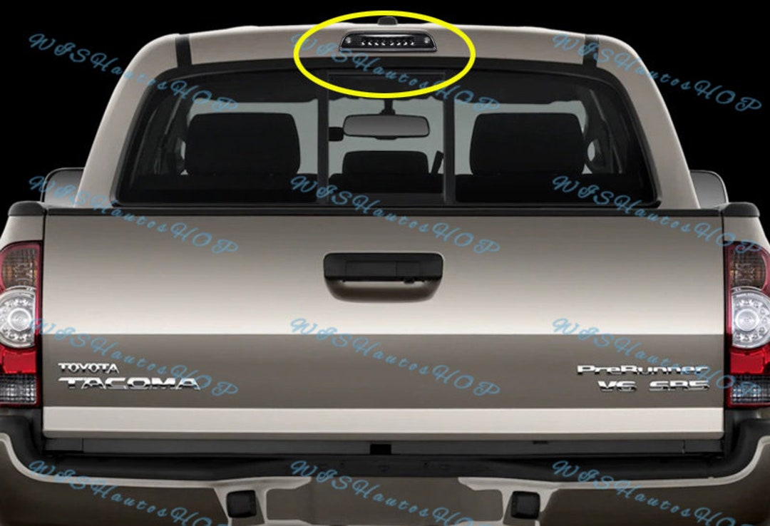 3rd Gen Tacoma Tail Lights Smoked LED Third Brake Light For 1995-2017 Toyota Tacoma - Red LED, Plug & Play, IP67 Waterproof High Mount Brake Light - Foto 5